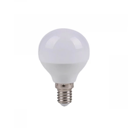 Лампа светодиодная Elvan E14 7W 4000К опал E14-7W-4000К-P45