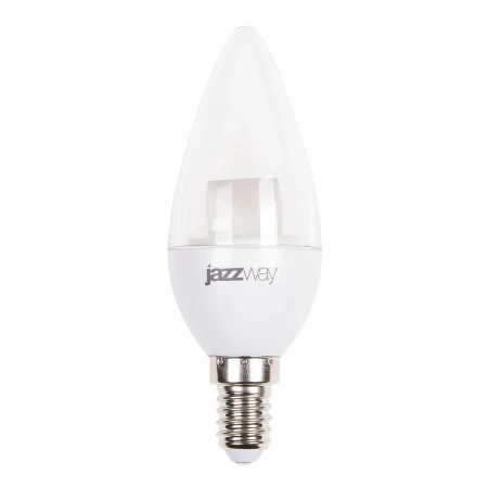 Лампа светодиодная Jazzway E14 7W 3000K прозрачная 2853097