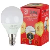 Лампа светодиодная ЭРА E14 6W 2700K матовая ECO LED P45-6W-827-E14 Б0020626 Лампа светодиодная ЭРА E14 6W 2700K матовая ECO LED P45-6W-827-E14 Б0020626