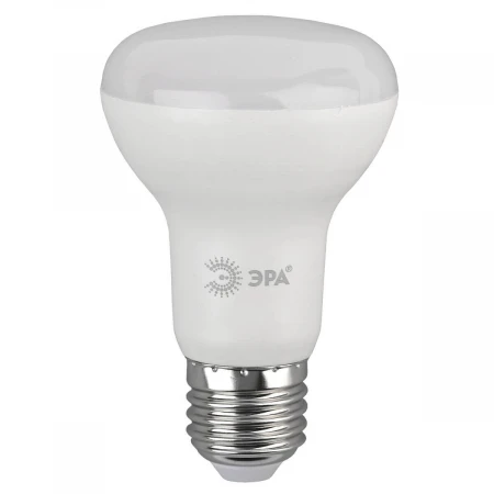 Лампа светодиодная ЭРА E27 8W 2700K матовая LED R63-8W-827-E27 Б0020557
