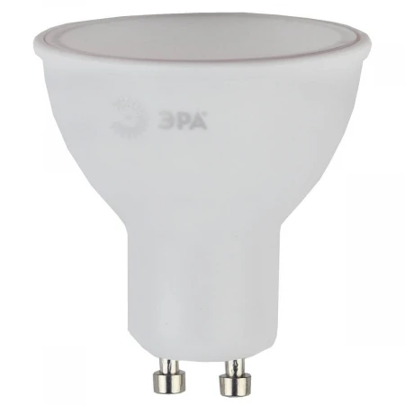 Лампа светодиодная ЭРА GU10 7W 4000K матовая ECO LED MR16-7W-840-GU10 Б0040876