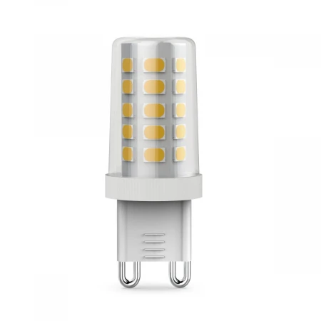 Лампа светодиодная Gauss G9 3,5W 3000К прозрачная 107009105