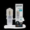 Лампа светодиодная Gauss G9 3W 4100К матовая 14923