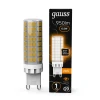 Лампа светодиодная Gauss G9 6,5W 3000К прозрачная 107309106 Лампа светодиодная Gauss G9 6,5W 3000К прозрачная 107309106