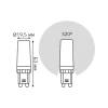 Лампа светодиодная Gauss G9 6,5W 6500K прозрачная 107309306 Лампа светодиодная Gauss G9 6,5W 6500K прозрачная 107309306