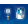 Лампа светодиодная филаментная Uniel E14 6W 4000K прозрачная LED-G45-6W/NW/E14/CL GLA01TR UL-00002207 Лампа светодиодная филаментная Uniel E14 6W 4000K прозрачная LED-G45-6W/NW/E14/CL GLA01TR UL-00002207