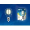 Лампа светодиодная филаментная Uniel E14 6W 3000K прозрачная LED-G45-6W/WW/E14/CL GLA01TR UL-00002201 Лампа светодиодная филаментная Uniel E14 6W 3000K прозрачная LED-G45-6W/WW/E14/CL GLA01TR UL-00002201