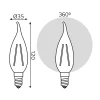 Лампа светодиодная филаментная Gauss E14 5W 4100K золотая 104801805 Лампа светодиодная филаментная Gauss E14 5W 4100K золотая 104801805
