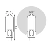 Лампа светодиодная Gauss G4 3.5W 4100K прозрачная 107807203