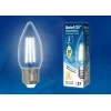Лампа светодиодная филаментная диммируемая Uniel E27 5W 4000K прозрачная LED-C35-5W/NW/E27/CL/DIM GLA01TR UL-00003642 Лампа светодиодная филаментная диммируемая Uniel E27 5W 4000K прозрачная LED-C35-5W/NW/E27/CL/DIM GLA01TR UL-00003642