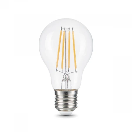 Лампа светодиодная филаментная Gauss E27 12W 4100K прозрачная 102902212