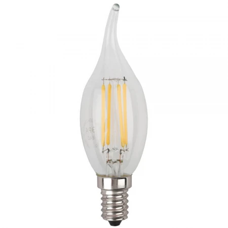 Лампа светодиодная филаментная ЭРА E14 7W 4000K прозрачная F-LED BXS-7W-840-E14 Б0027945