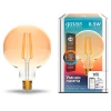 Лампа светодиодная диммируемая филаментная Gauss Smart Home Filament E27 6,5W 2000-5500K золотистая 1340112 Лампа светодиодная диммируемая филаментная Gauss Smart Home Filament E27 6,5W 2000-5500K золотистая 1340112