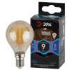 Лампа светодиодная филаментная ЭРА E14 9W 4000K золотая F-LED P45-9w-840-E14 gold Б0047028 Лампа светодиодная филаментная ЭРА E14 9W 4000K золотая F-LED P45-9w-840-E14 gold Б0047028