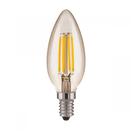 Лампа светодиодная филаментная Elektrostandard E14 9W 6500K прозрачная a056251