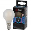 Лампа светодиодная филаментная ЭРА E14 9W 4000K матовая F-LED P45-9w-840-E14 frost Б0047027 Лампа светодиодная филаментная ЭРА E14 9W 4000K матовая F-LED P45-9w-840-E14 frost Б0047027
