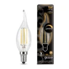 Лампа светодиодная Gauss E14 5W 2700K прозрачная 104801105 Лампа светодиодная Gauss E14 5W 2700K прозрачная 104801105