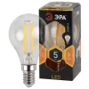 Лампа светодиодная филаментная ЭРА E14 5W 2700K прозрачная F-LED P45-5W-827-E14 Б0019006 Лампа светодиодная филаментная ЭРА E14 5W 2700K прозрачная F-LED P45-5W-827-E14 Б0019006