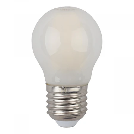 Лампа светодиодная филаментная ЭРА E27 9W 4000K матовая F-LED P45-9w-840-E27 frost Б0047030