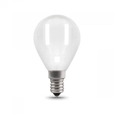 Лампа светодиодная филаментная Gauss E14 9W 3000К матовая 105201109