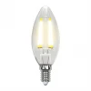 Набор светодиодных ламп филаментная Uniel E14 7,5W 3000K прозрачная LED-C35-7,5W/WW/E14/CL GLA01TR UL-00008081 Набор светодиодных ламп филаментная Uniel E14 7,5W 3000K прозрачная LED-C35-7,5W/WW/E14/CL GLA01TR UL-00008081