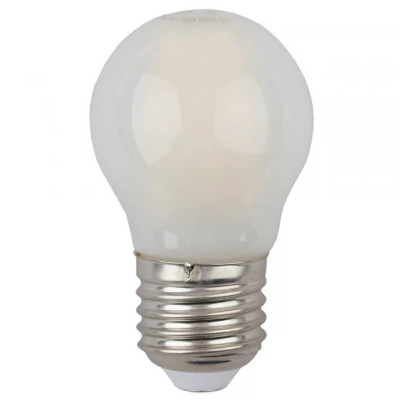 Лампа светодиодная филаментная ЭРА E27 7W 2700K матовая F-LED P45-7W-827-E27 frost Б0027958