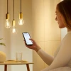Лампа светодиодная филаментная диммируемая WiZ E27 7W 2700-6500K прозрачная Wi-Fi BLE60WST64E27927-65CL1PF/6 929003018601