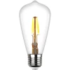 Лампа светодиодная филаментная REV VINTAGE ST64 E27 7W 2700K DECO Premium груша 32436 2