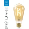 Лампа светодиодная филаментная диммируемая WiZ E27 7W 2700-6500K золото Wi-Fi BLE50WST64E27920-50Amb1PF/6 929003018701