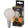Лампа светодиодная филаментная ЭРА E14 7W 2700K матовая F-LED P45-7W-827-E14 frost Б0027956 Лампа светодиодная филаментная ЭРА E14 7W 2700K матовая F-LED P45-7W-827-E14 frost Б0027956