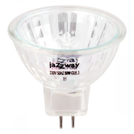 Лампа галогенная Jazzway GU5.3 50W прозрачная 3322632