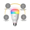 Лампа светодиодная диммируемая Yeelight E27 8W RGB+CCT белая YLDP005 Лампа светодиодная диммируемая Yeelight E27 8W RGB+CCT белая YLDP005