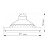 Лампа светодиодная диммируемая Arlight GU10 15W 3000K матовая AR111-Unit-GU10-15W-Dim Warm3000 026890 Лампа светодиодная диммируемая Arlight GU10 15W 3000K матовая AR111-Unit-GU10-15W-Dim Warm3000 026890