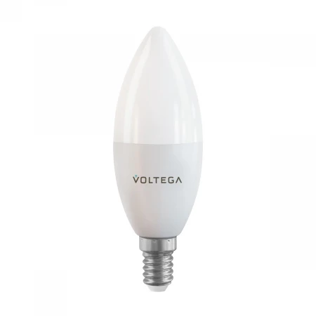 Лампа светодиодная диммируемая Voltega E14 5W 2700К матовая VG-C37E14cct-WIFI-5W 2427