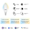 Лампа светодиодная диммируемая Gauss Smart Home E14 5W 2700-6500K матовая 1110112 Лампа светодиодная диммируемая Gauss Smart Home E14 5W 2700-6500K матовая 1110112