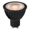 Лампа светодиодная диммируемая Lucide GU10 5W 2200K черная 49010/05/30 Лампа светодиодная диммируемая Lucide GU10 5W 2200K черная 49010/05/30
