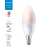 Лампа светодиодная диммируемая WiZ E14 4,9W RGB+CCT матовая Wi-Fi BLE 40WC37E14922-65RGB1PF/6 929002448802 Лампа светодиодная диммируемая WiZ E14 4,9W RGB+CCT матовая Wi-Fi BLE 40WC37E14922-65RGB1PF/6 929002448802