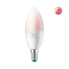 Лампа светодиодная диммируемая WiZ E14 4,9W RGB+CCT матовая Wi-Fi BLE 40WC37E14922-65RGB1PF/6 929002448802 Лампа светодиодная диммируемая WiZ E14 4,9W RGB+CCT матовая Wi-Fi BLE 40WC37E14922-65RGB1PF/6 929002448802