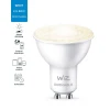 Лампа светодиодная диммируемая WiZ GU10 4,7W 2700K прозрачная Wi-Fi BLE 50W GU10 927 DIM 1PF/6 929002448102 Лампа светодиодная диммируемая WiZ GU10 4,7W 2700K прозрачная Wi-Fi BLE 50W GU10 927 DIM 1PF/6 929002448102