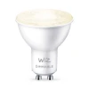 Лампа светодиодная диммируемая WiZ GU10 4,7W 2700K прозрачная Wi-Fi BLE 50W GU10 927 DIM 1PF/6 929002448102 Лампа светодиодная диммируемая WiZ GU10 4,7W 2700K прозрачная Wi-Fi BLE 50W GU10 927 DIM 1PF/6 929002448102
