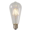 Лампа светодиодная диммируемая Lucide E27 5W 2700K прозрачная 49015/05/60 Лампа светодиодная диммируемая Lucide E27 5W 2700K прозрачная 49015/05/60