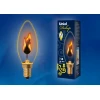 Лампа накаливания Uniel E14 3W золотистая IL-N-C35-3/RED-FLAME/E14/CL UL-00002981 Лампа накаливания Uniel E14 3W золотистая IL-N-C35-3/RED-FLAME/E14/CL UL-00002981