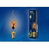 Лампа накаливания Uniel E14 3W золотистая IL-N-CW35-3/RED-FLAME/E14/CL UL-00002982 Лампа накаливания Uniel E14 3W золотистая IL-N-CW35-3/RED-FLAME/E14/CL UL-00002982