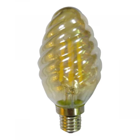 Лампа светодиодная Kink Light E14 6W 2700K золотая 098356-1,33