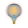 Лампа светодиодная диммируемая филаментная Gauss E27 5W 1800K синяя 1013802105