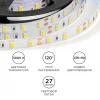 Светодиодная лента OGM 9,6W/m 60LED/m 5630SMD теплый белый 5M LSE-288 Светодиодная лента OGM 9,6W/m 60LED/m 5630SMD теплый белый 5M LSE-288