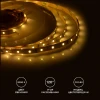 Светодиодная лента Apeyron 4,8W/m 60LED/m 3528SMD теплый белый 5M 00-03 Светодиодная лента Apeyron 4,8W/m 60LED/m 3528SMD теплый белый 5M 00-03