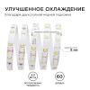 Светодиодная лента Apeyron 4,8W/m 60LED/m 3528SMD теплый белый 5M 00-03 Светодиодная лента Apeyron 4,8W/m 60LED/m 3528SMD теплый белый 5M 00-03