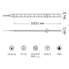 Светодиодная влагозащищенная лента Gauss 4,8W/m 60LED/m 2835SMD теплый белый 5M 356000105 Светодиодная влагозащищенная лента Gauss 4,8W/m 60LED/m 2835SMD теплый белый 5M 356000105
