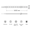 Светодиодная влагозащищенная лента Gauss 4,8W/m 60LED/m 2835SMD красный 5M 356000705 Светодиодная влагозащищенная лента Gauss 4,8W/m 60LED/m 2835SMD красный 5M 356000705